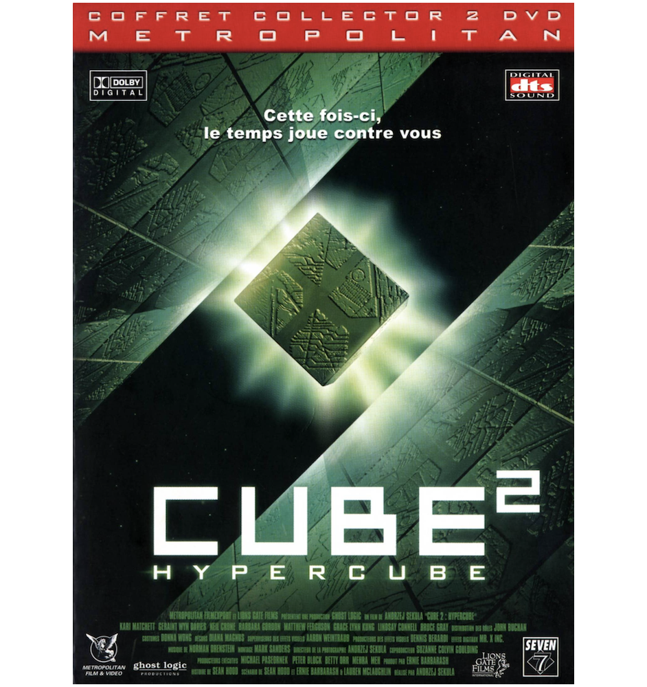 Coffret DVD Cube 2 Hypercube