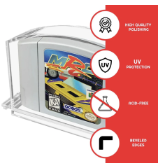 Protection Acrylique Case Pour Cartouches Jeux Nintendo 64 N64