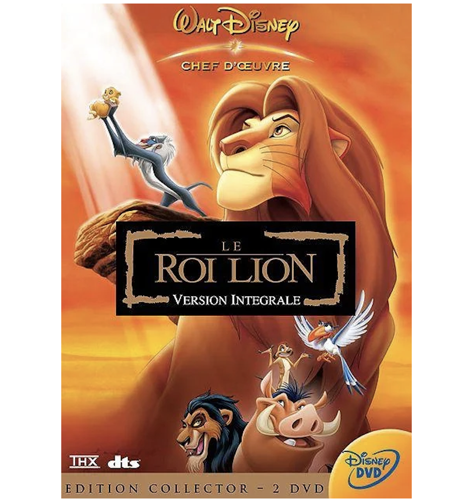 DVD le roi lion version integrale
