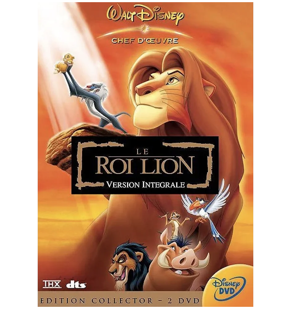 DVD le roi lion version integrale