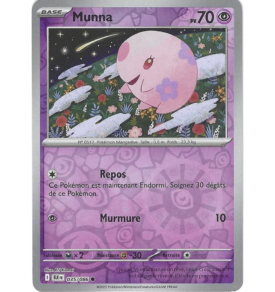 Munna 035/086 Reverse BLK Foudre Noire