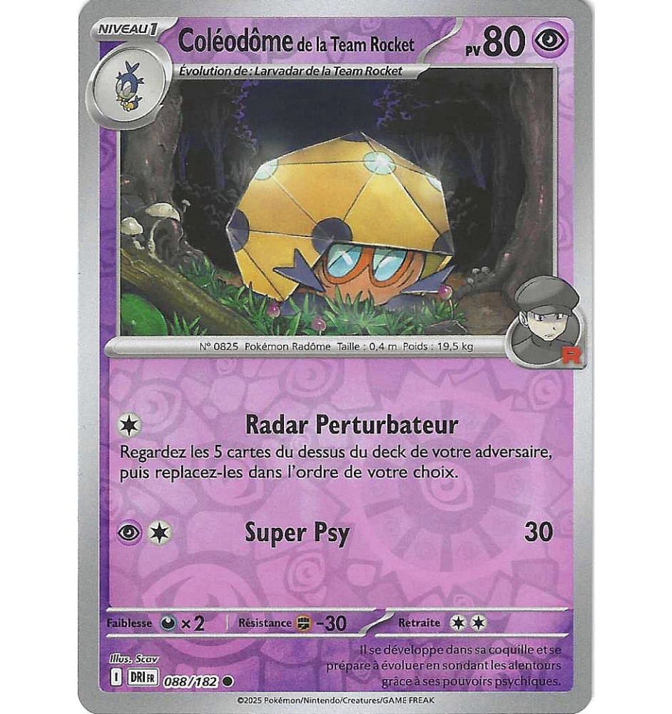 Coléodome De La Team Rocket 088/182 Reverse