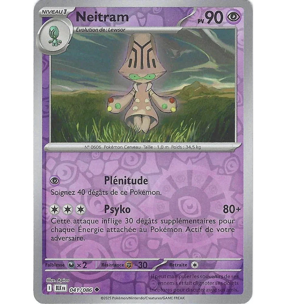 Neitram 041/086 Reverse BLK Foudre Noire
