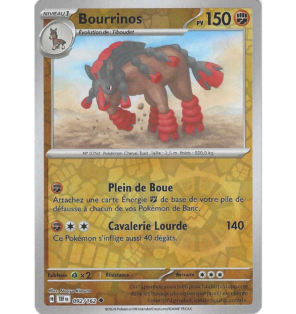 Bourrinos 092/162 Reverse
