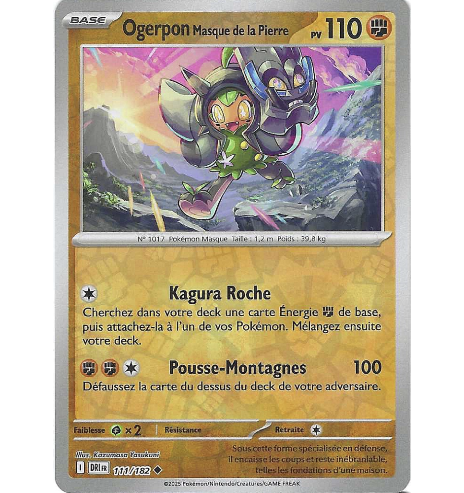 Ogerpon Masque De La Pierre 111/182 Reverse