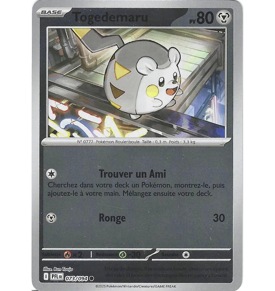 Togedemaru 073/094 Reverse PFL Flammes Fantasmagoriques