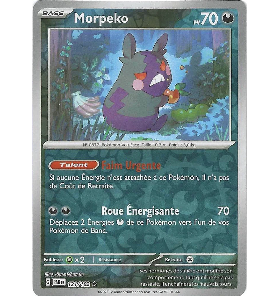 Morpeko 121/182 Reverse PAR Faille Paradoxe