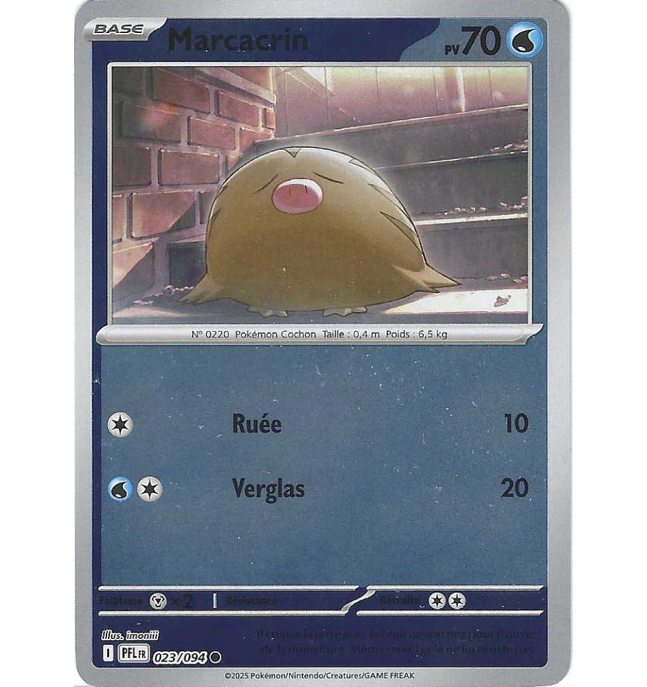 Marcacrin 023/094 Reverse