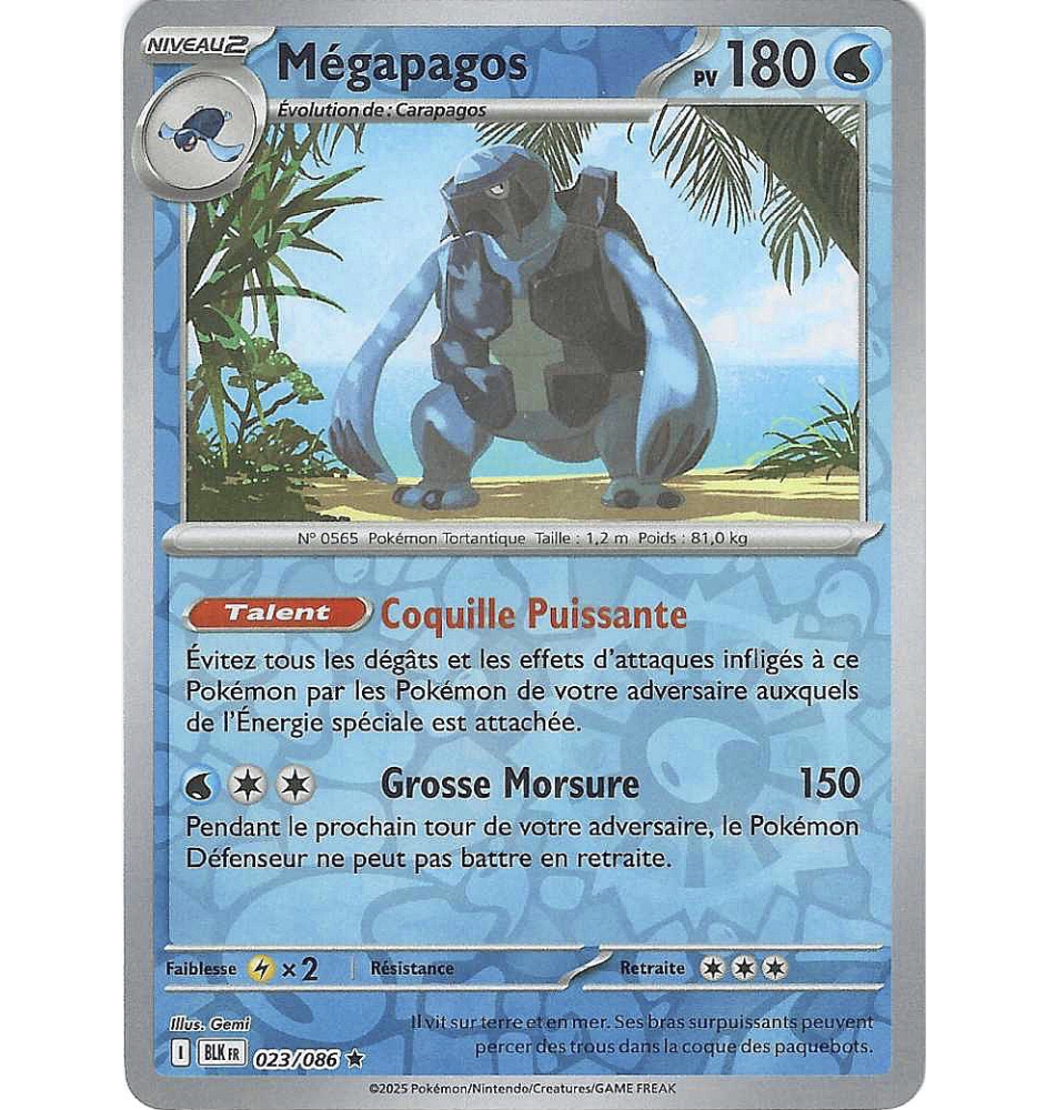 Mégapagos 023/086 Reverse