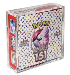 Protection Acrylique Case Pour Display Pokemon Jap Magnétique