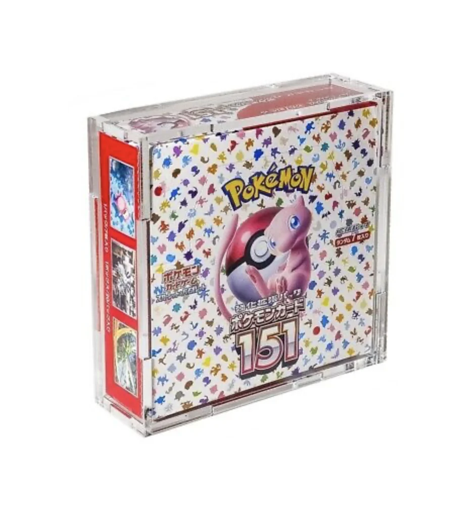 Protection Acrylique Case Pour Display Pokemon Jap Magnétique