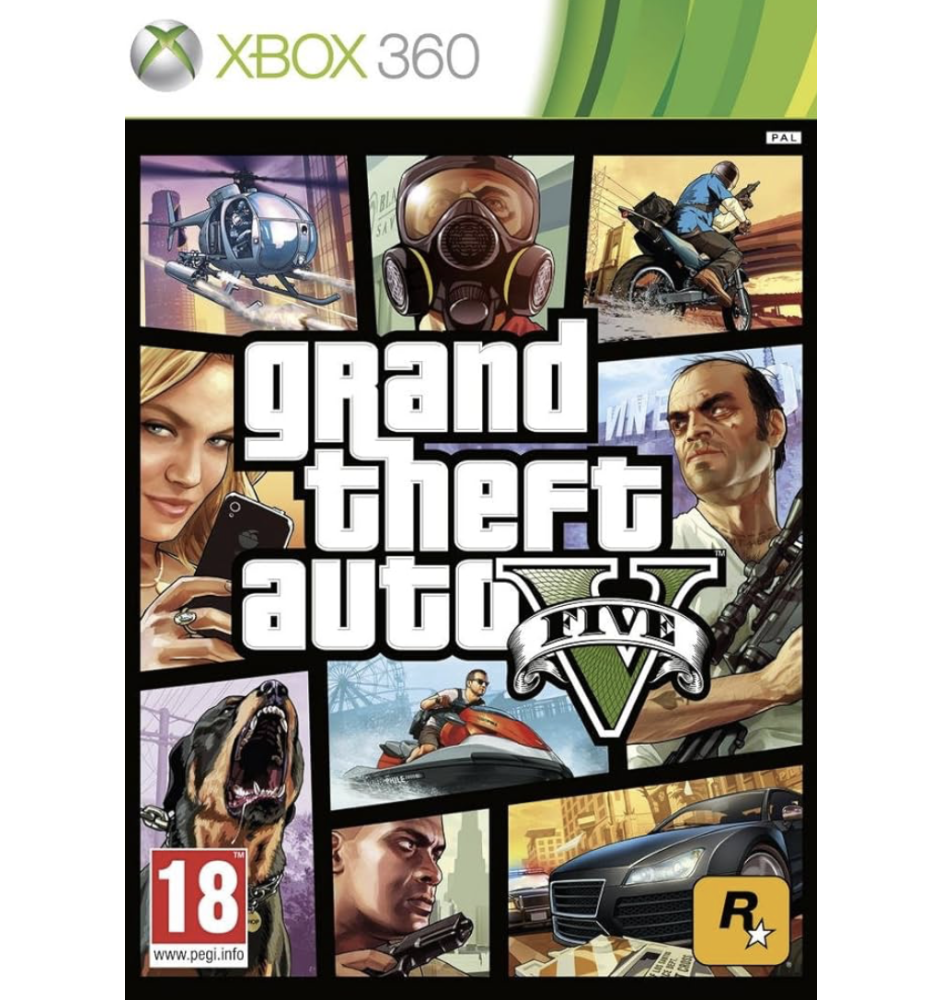 Xbox 360 Grand Theft Auto V Cib