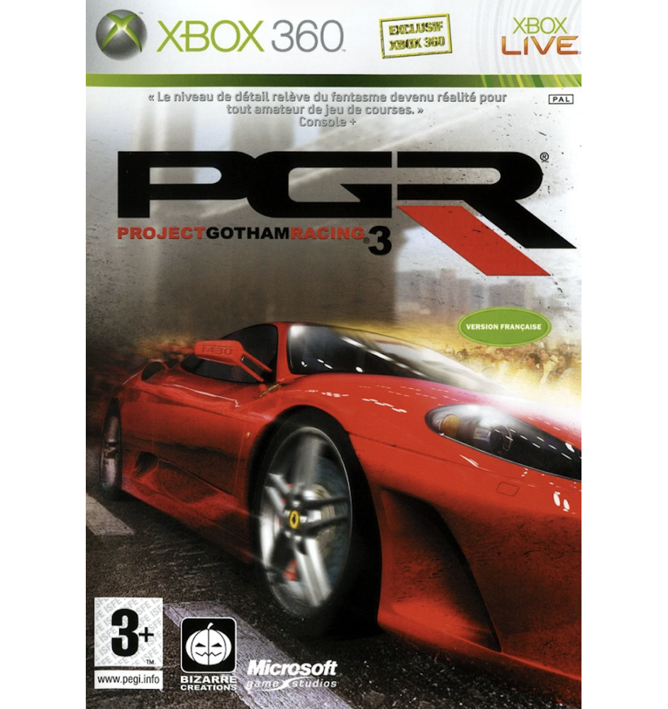 Xbox 360 Project Gotham Racing 3 Cib