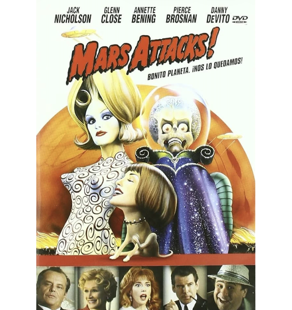 DVD Mars attacks !