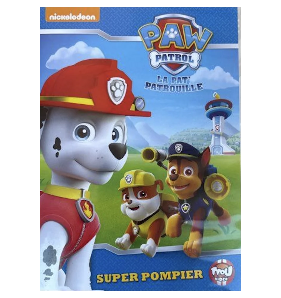 DVD pat patrouille super pompier