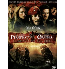 DVD Pirates des caraïbes 3 jusqu'au bout du monde