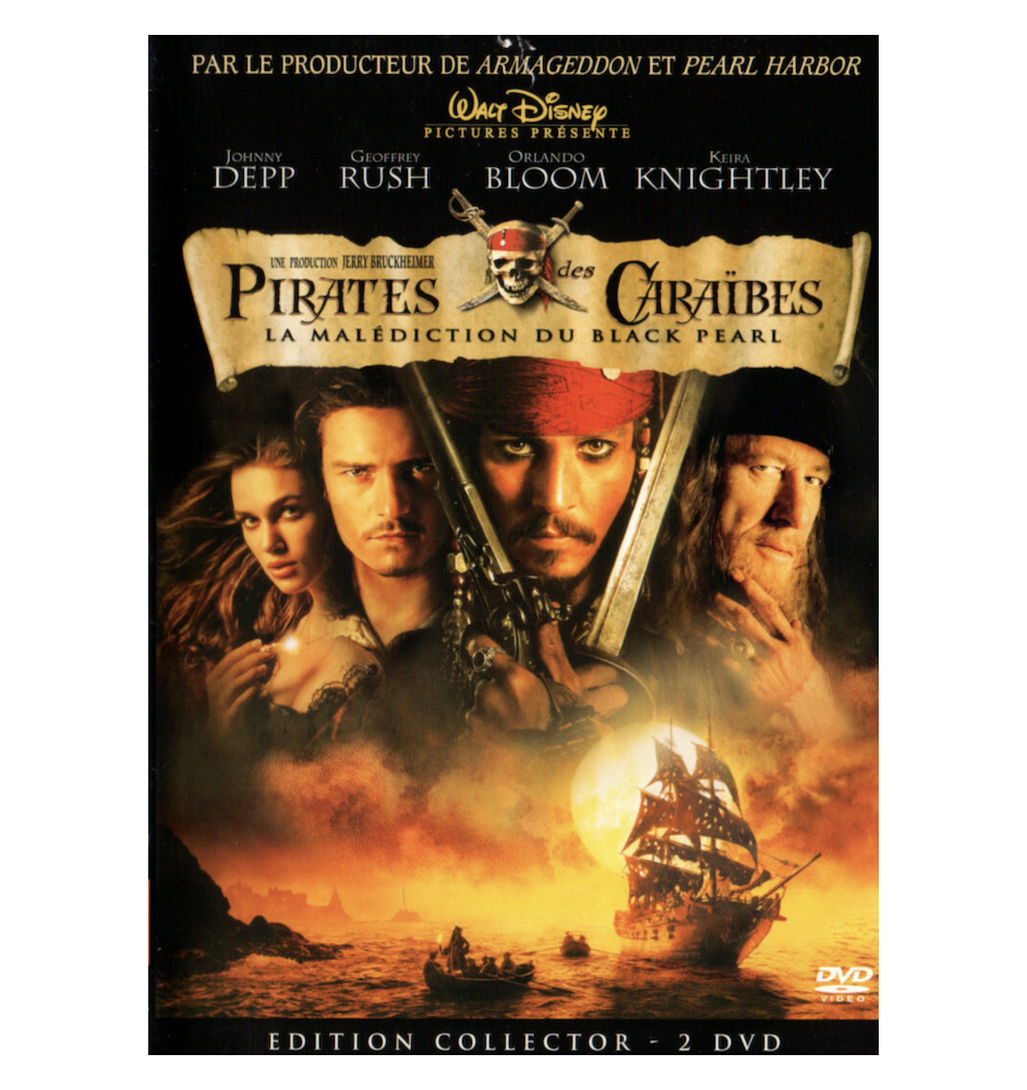 DVD Pirates des caraibes la malediction du Black pearl