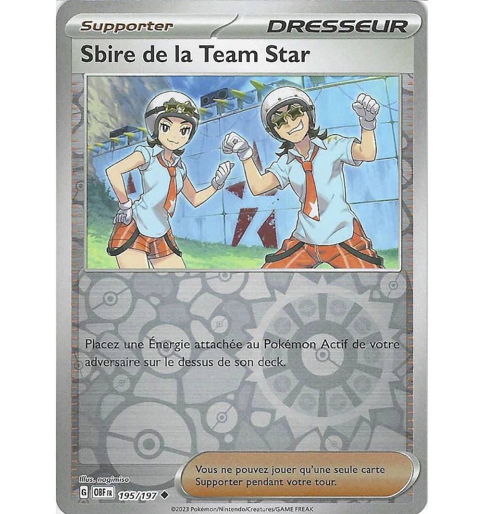 Dresseur Sbire De La Team Star 195/197 Reverse
