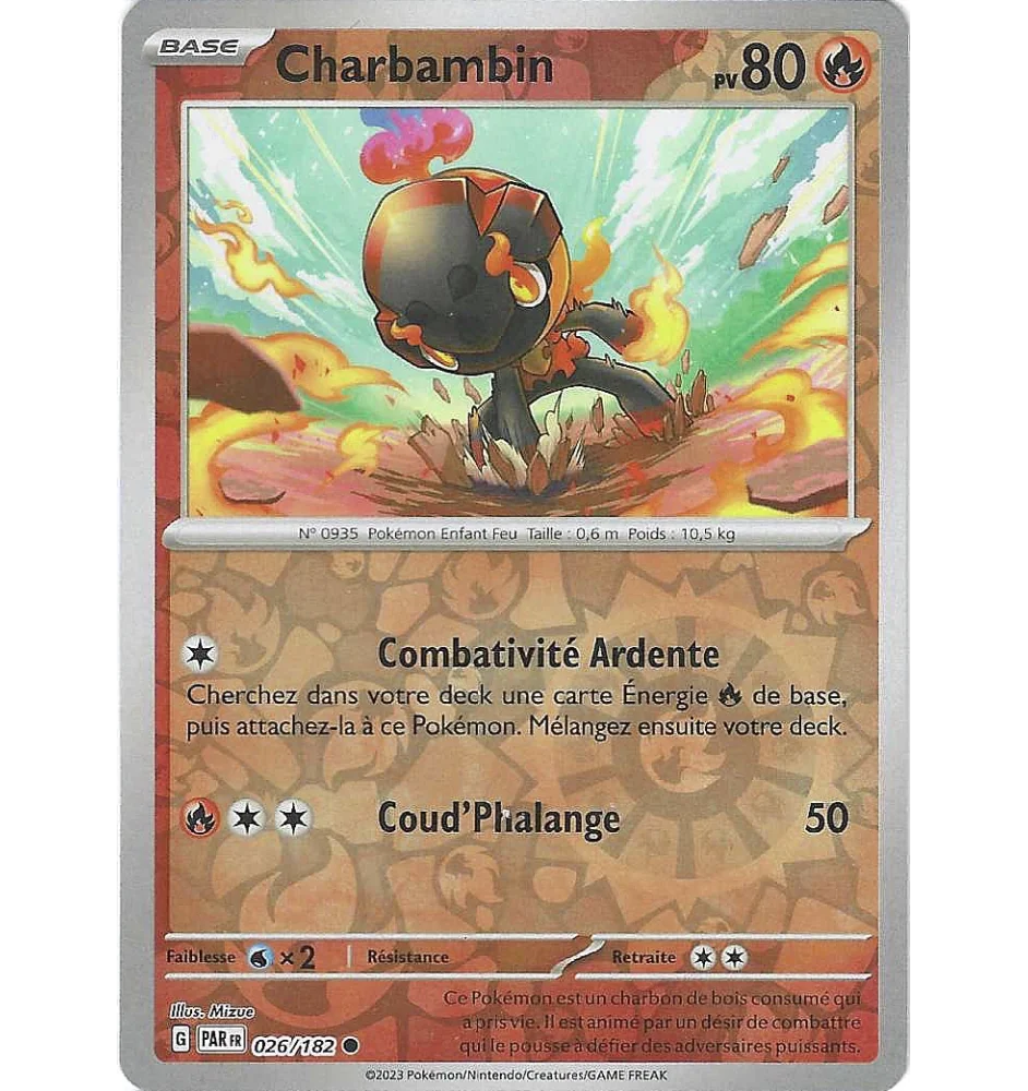 Charbambin 026/182 Reverse PAR Faille Paradoxe