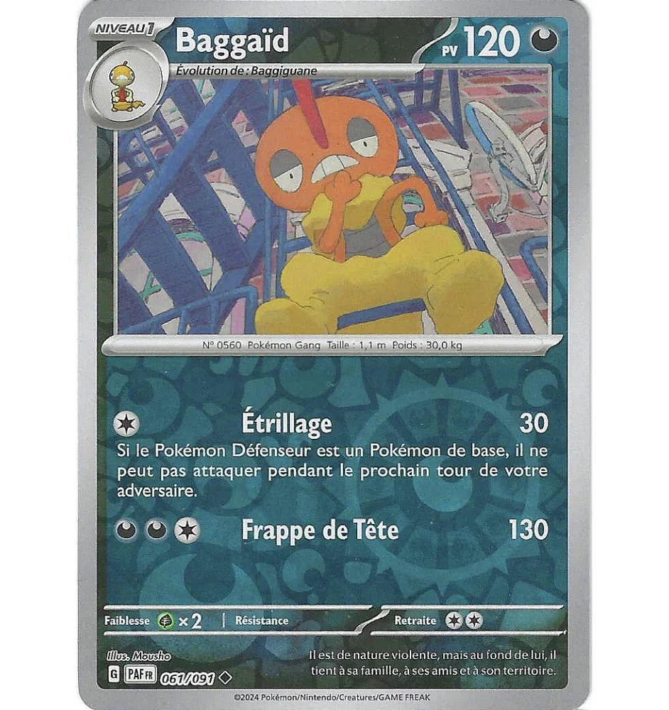 Baggaid 061/091 Reverse PAF Destinées De Paldéa