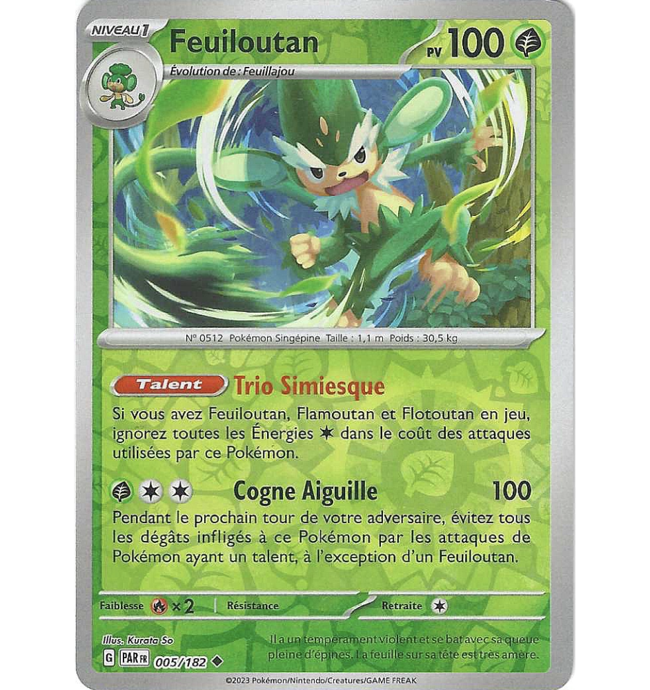 Feuiloutan 005/182 Reverse