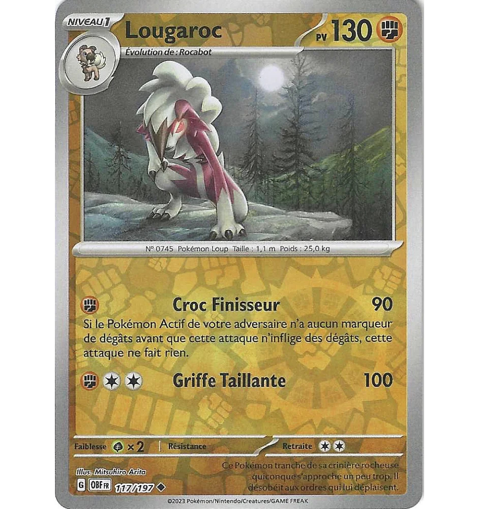 Lougaroc 117/197 Reverse OBF Flammes Obsidiennes