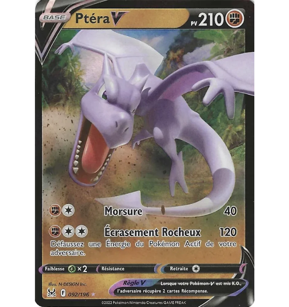 Ptéra V 092/196 LOR Origine Perdue EB11