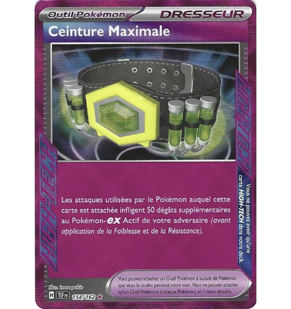 Dresseur ceinture maximale 154/162