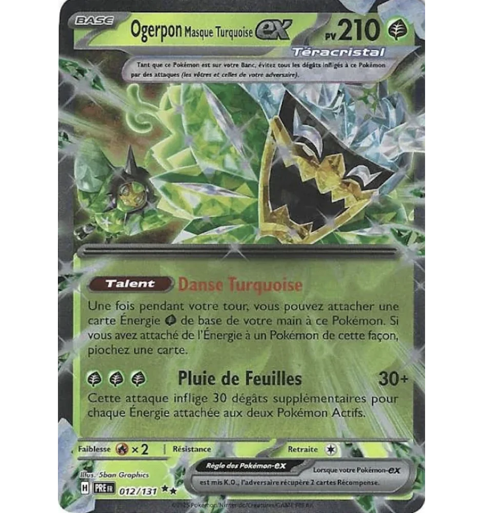 Ogerpon Ex Masque Turquoise 012/131