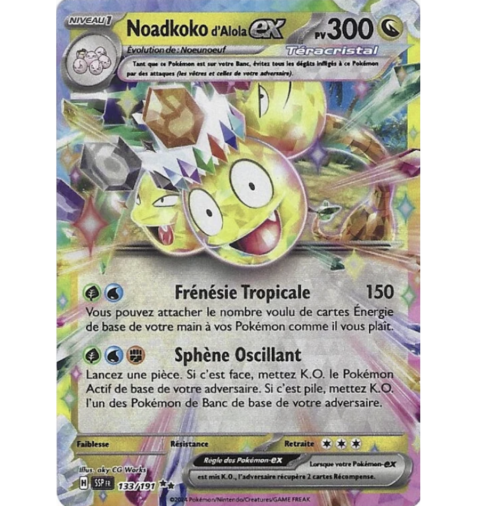 Noadkoko d'Alola Ex 133/191