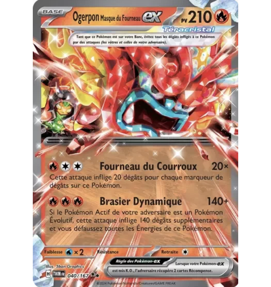 Ogerpon Ex Masque Du Fourneau 040/167