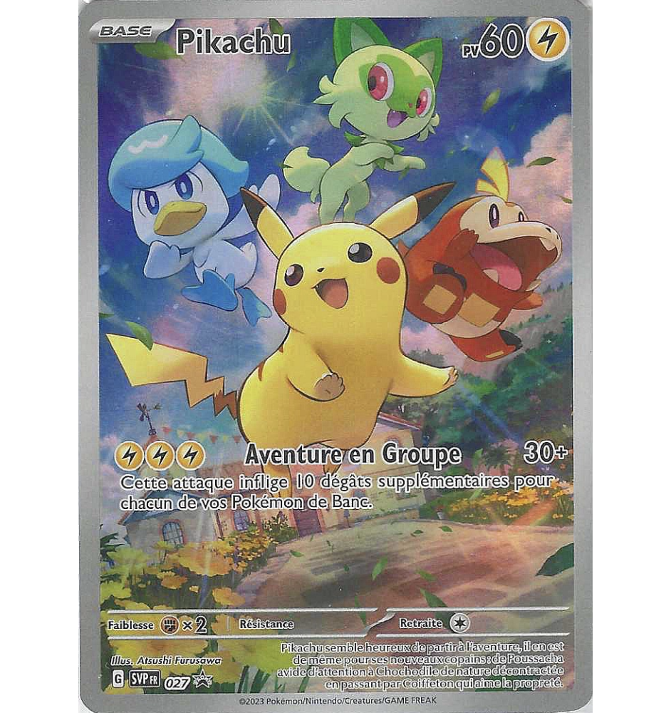Pikachu 027 Promo Blister
