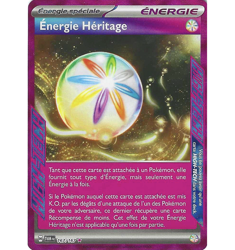 Energie Héritage 167/167