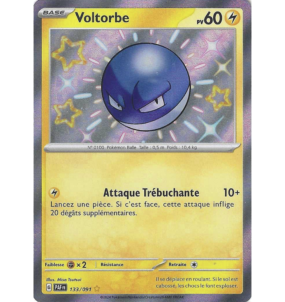 Voltorbe 133/091 Holo Shiny