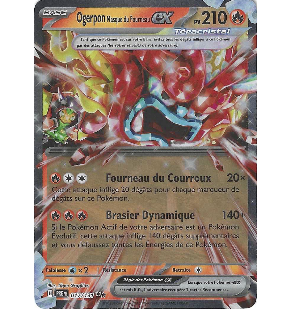 Ogerpon Masque De Fourneau Ex 017/131