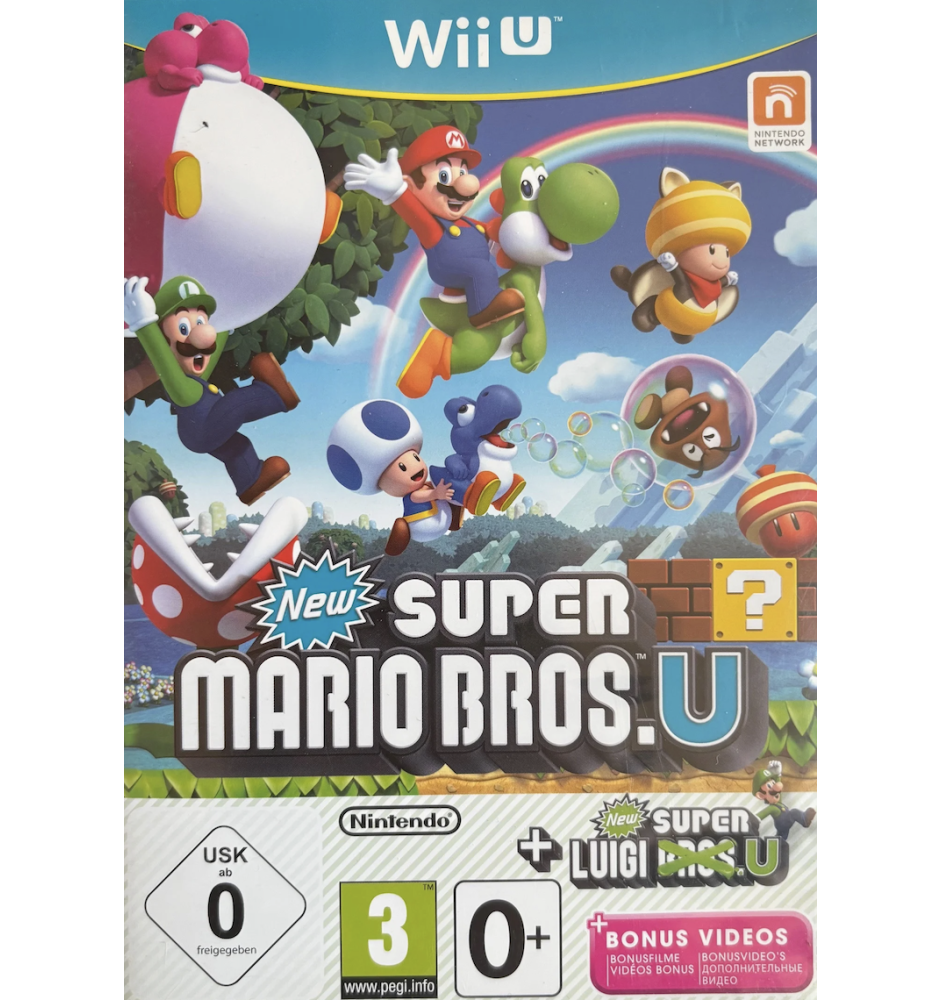 WII U New Super Mario Bros.U + Luigi