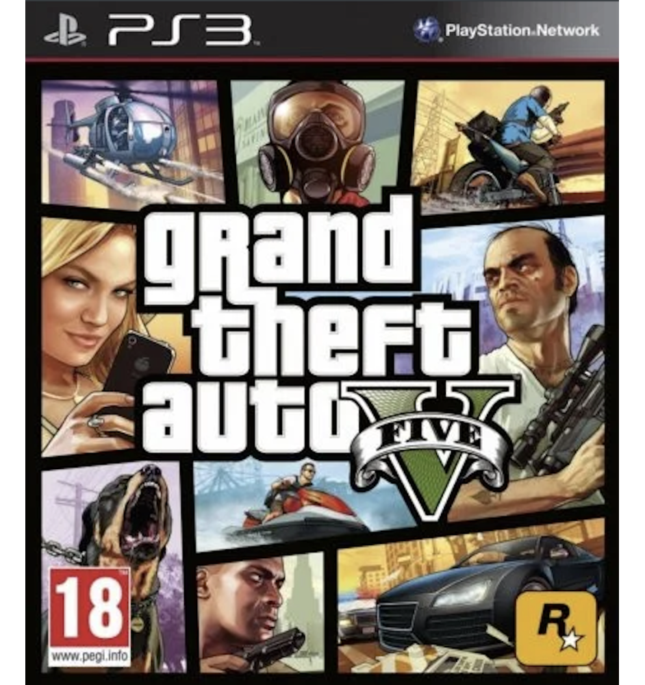 PS3 Grand Theft Auto V Cib