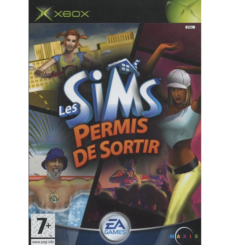Xbox 1ere Les Sims Permis De Sortir Cib