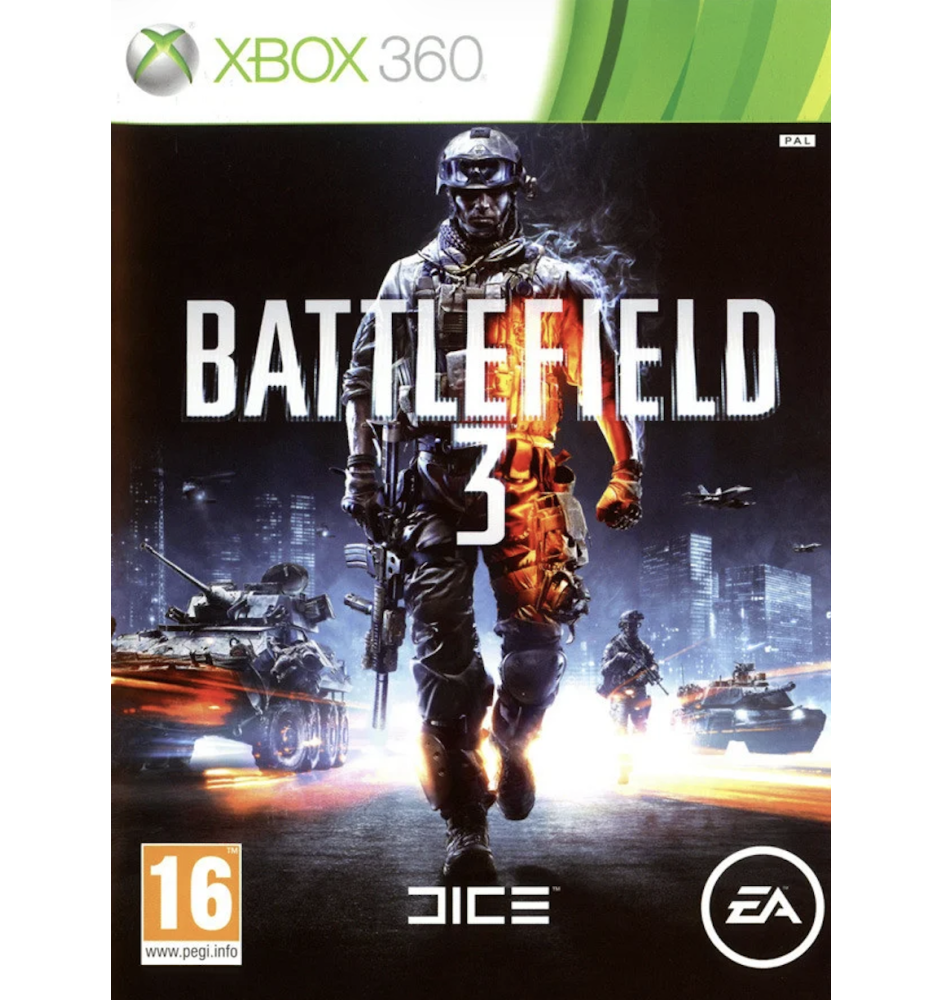 Xbox 360 Battlefield 3 Sn