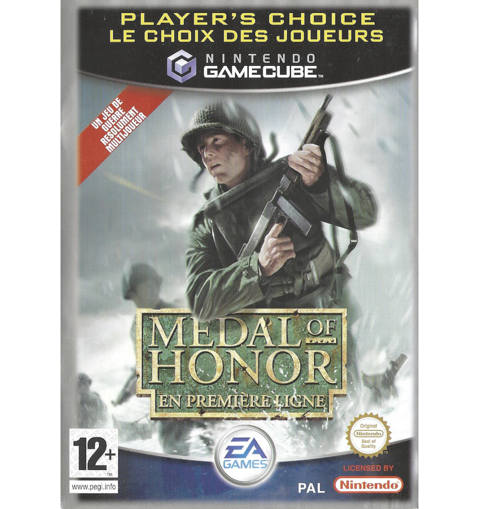 Gamecube Medal Of Honor En Premiere Ligne Plat Cib