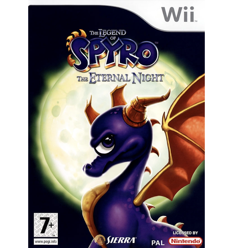 WII The Legend Of Spyro The Eternal Night Cib