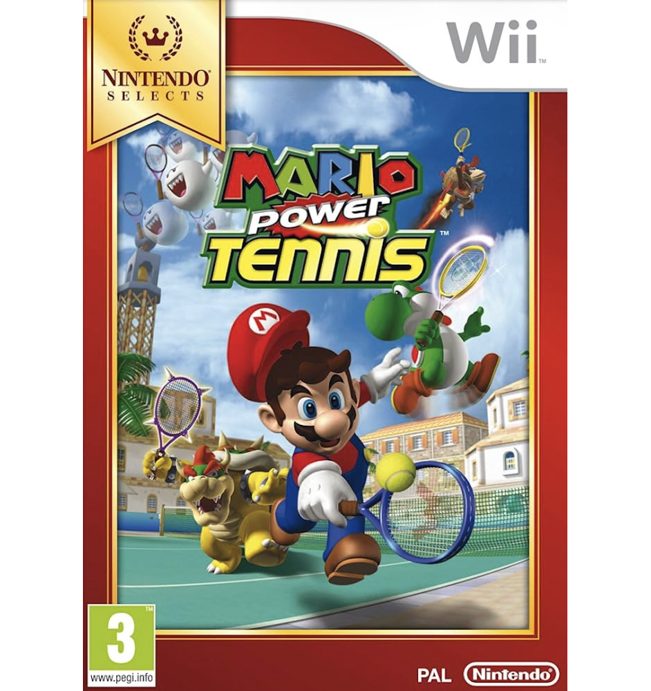 WII Mario Power Tennis Nintendo Select Cib