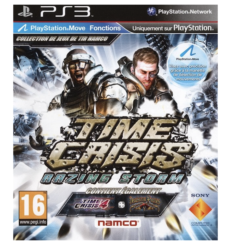 PS3 Time Crisis Razing Storm Cib