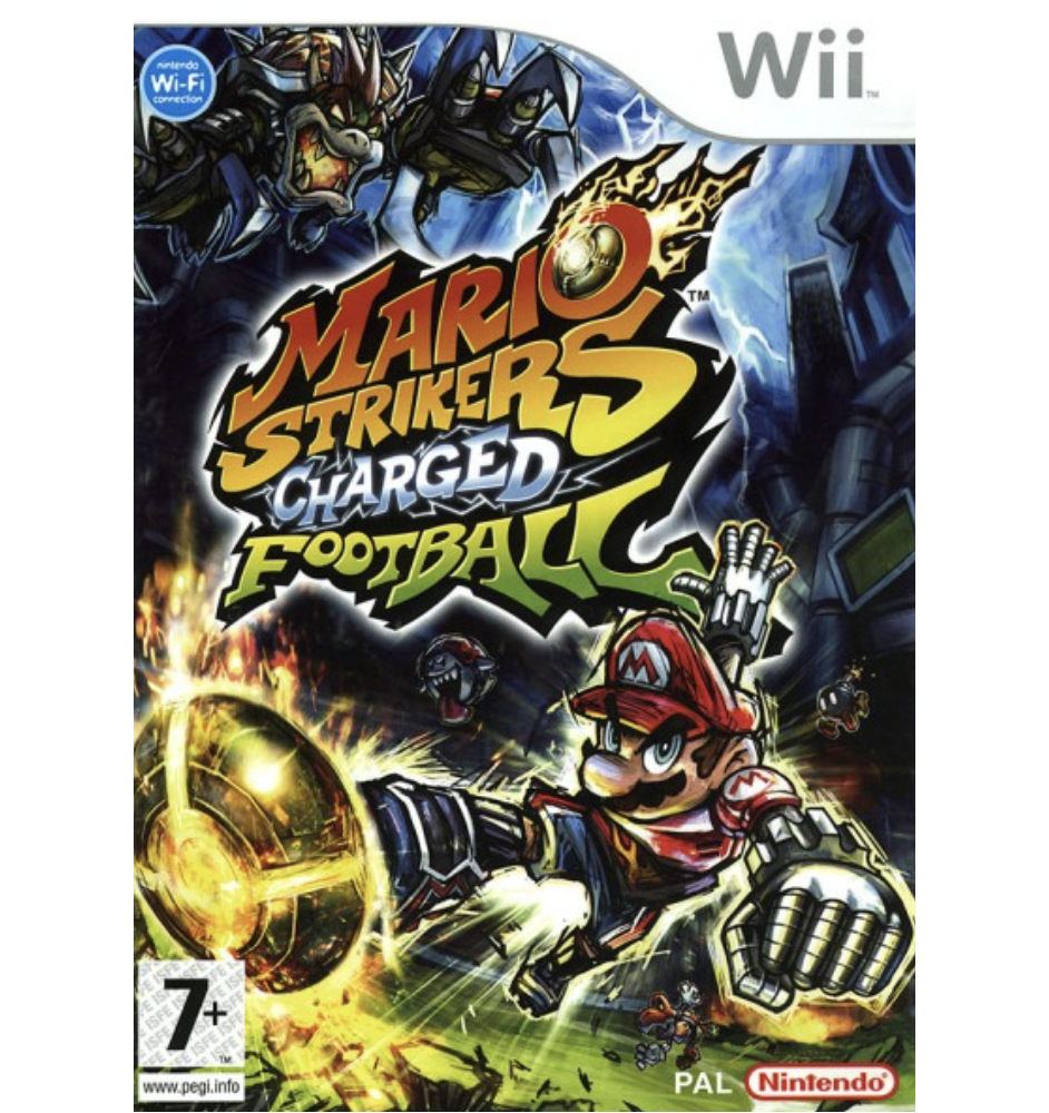 Wii Mario Strikers charged football Cib