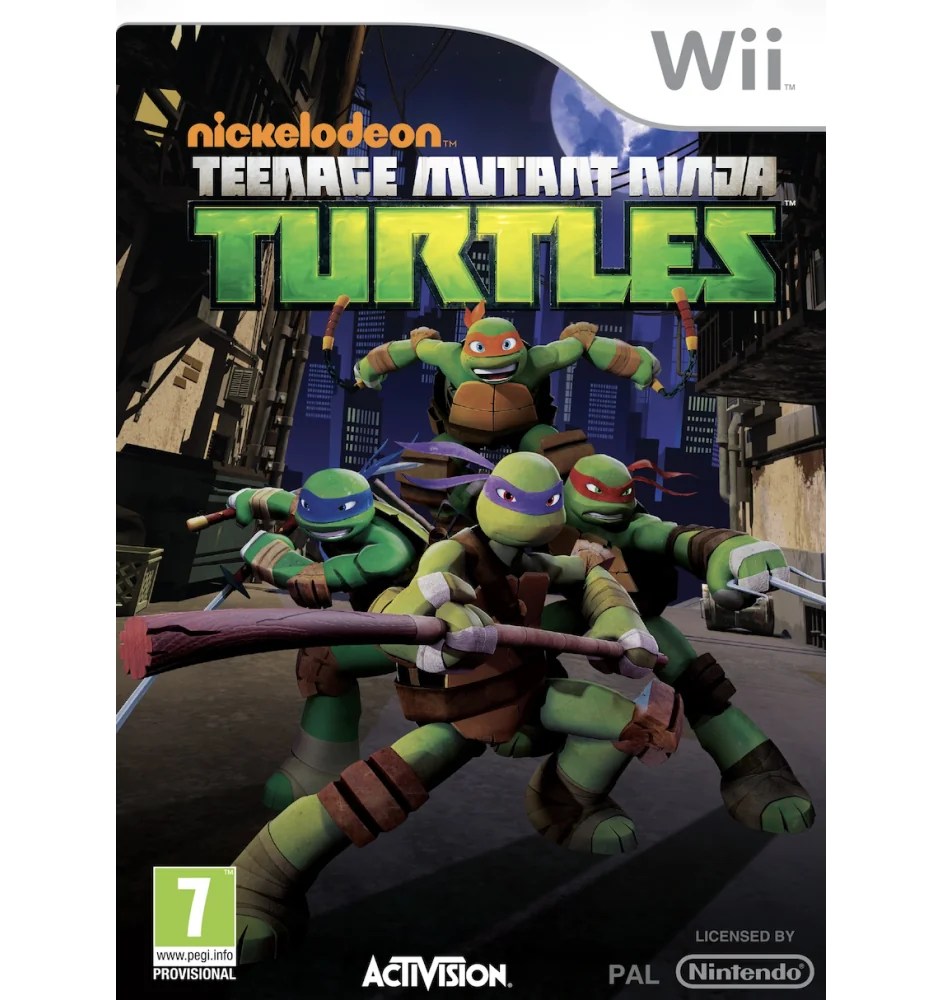 WII Teenage Mutant Ninja Turtles Sn