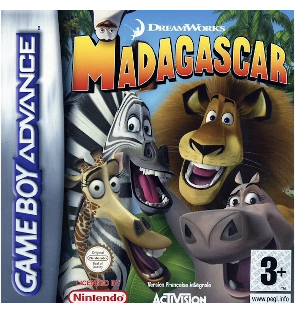 Game Boy Advance Madagascar Cib
