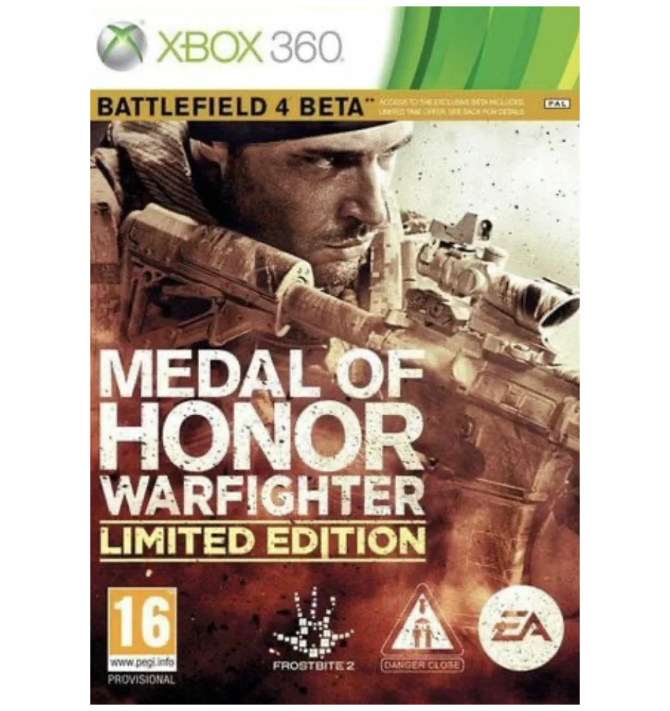Xbox 360 Medal Of Honor Warfighter Limited Edition Sn