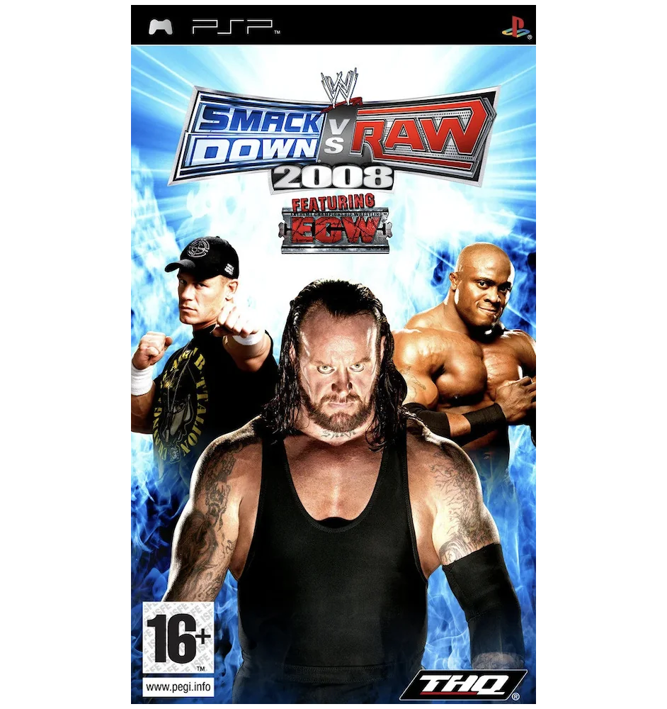 PSP Smackdown Vs Raw 2008 Cib