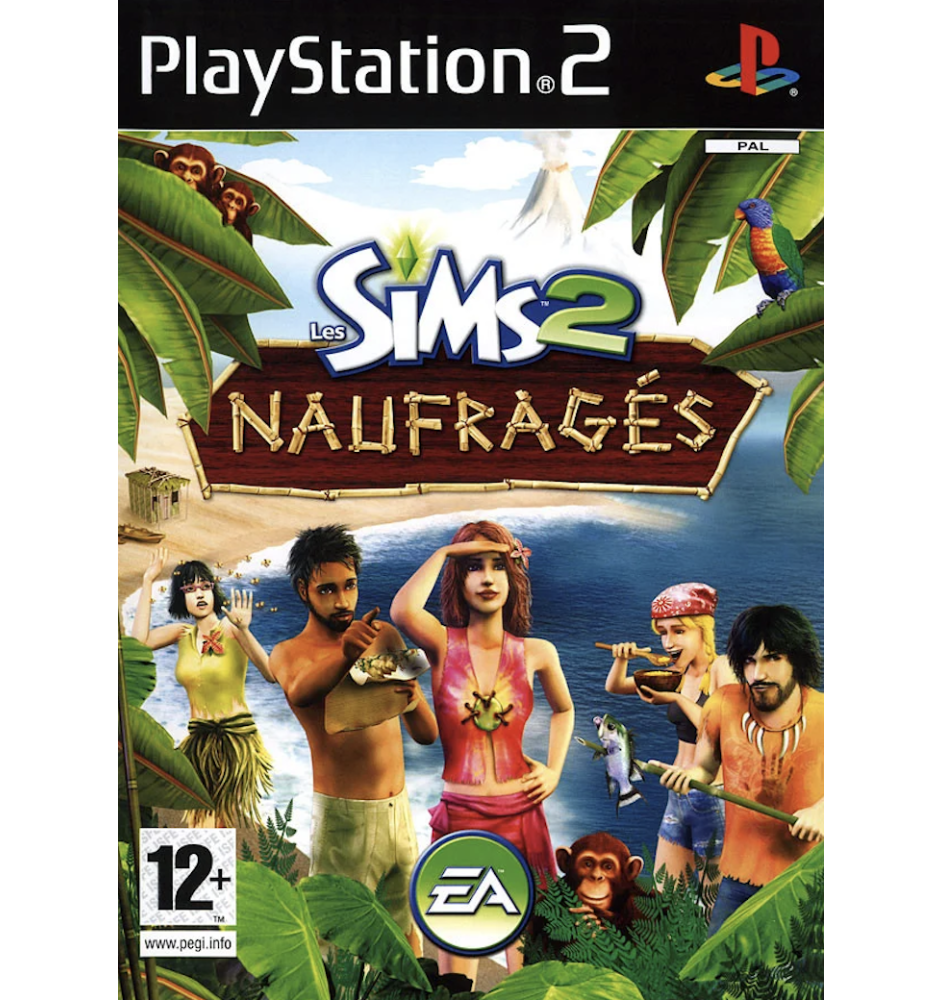 PS2 Les Sims 2 Naufragés Cib