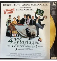 Laserdisc cdv 4 Mariages Et 1 Enterrement Vf
